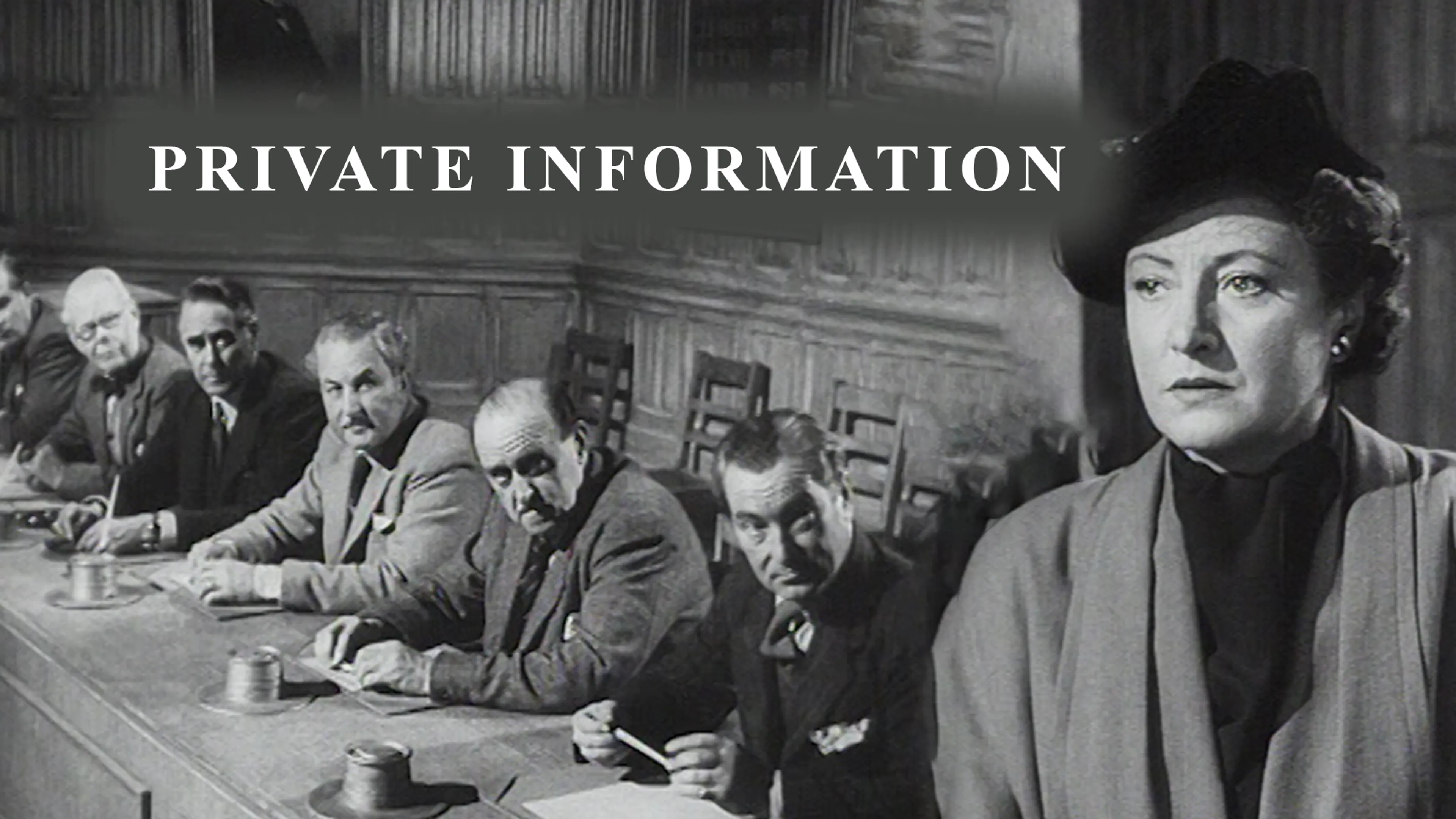 Private Information poster